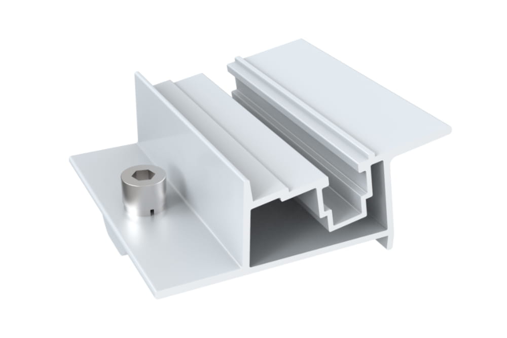 Sistem de Balast din Aluminiu Reglabil 5-10 ° pentru Acoperiș Plat Tip 5 - Sistem de Montaj PV