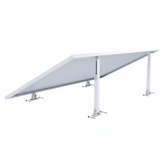 Construcție reglabilă (acoperiș plat sau alte solutii ) 15-30° din aluminiu