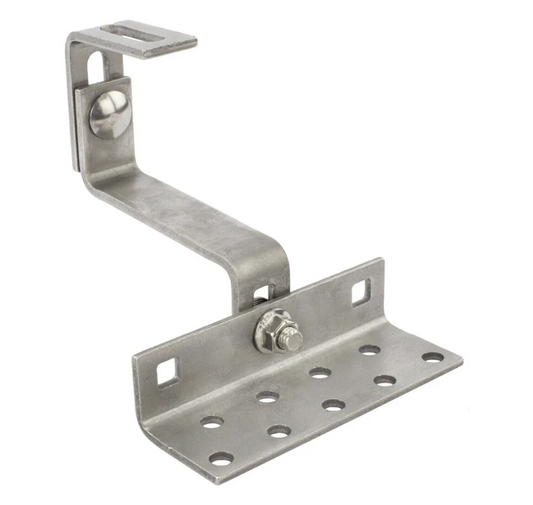 Carlig Reglabil pentru acoperi țiglă  140 mm H17 întărit - Oțel inoxidabil