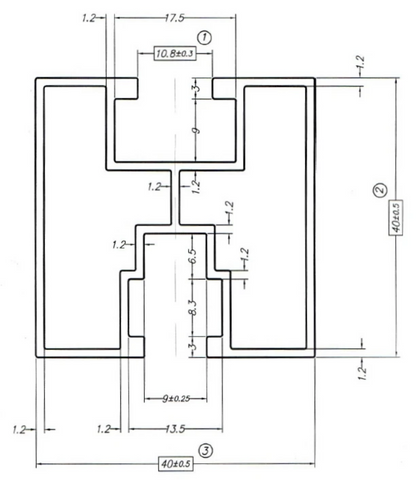Profil montaj aluminiu Negru H, 3600 mm –23lei/metru - Suport panouri solare fotovoltaice