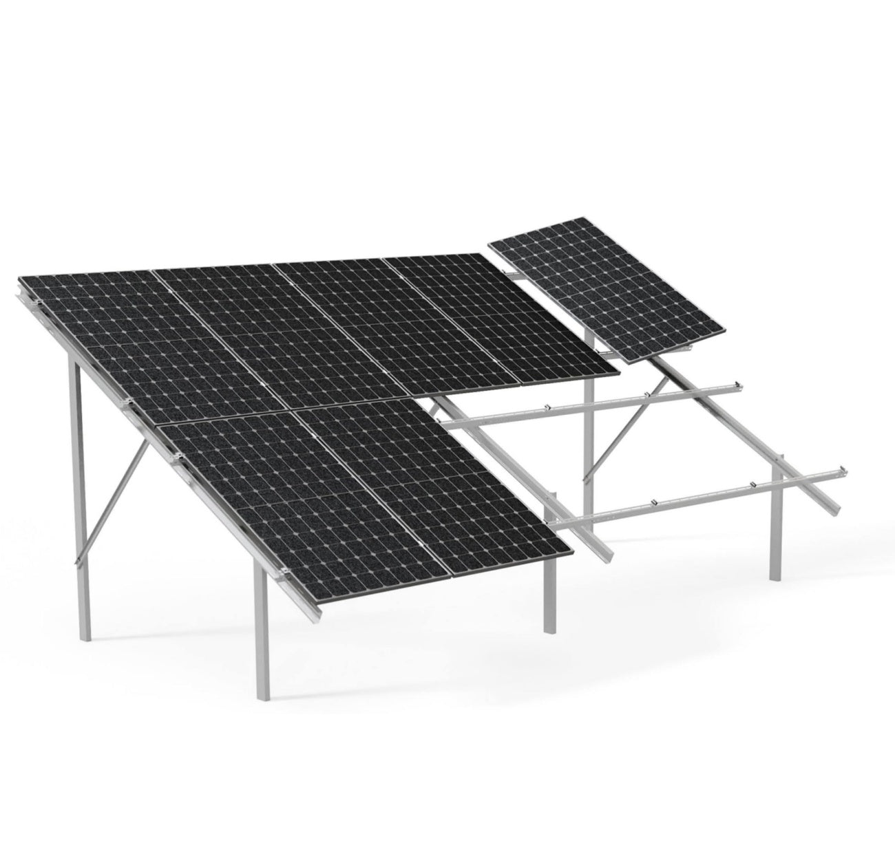 Sistem de montaj fotovoltaic la sol pentru 200 Panouri 35/euro/panou