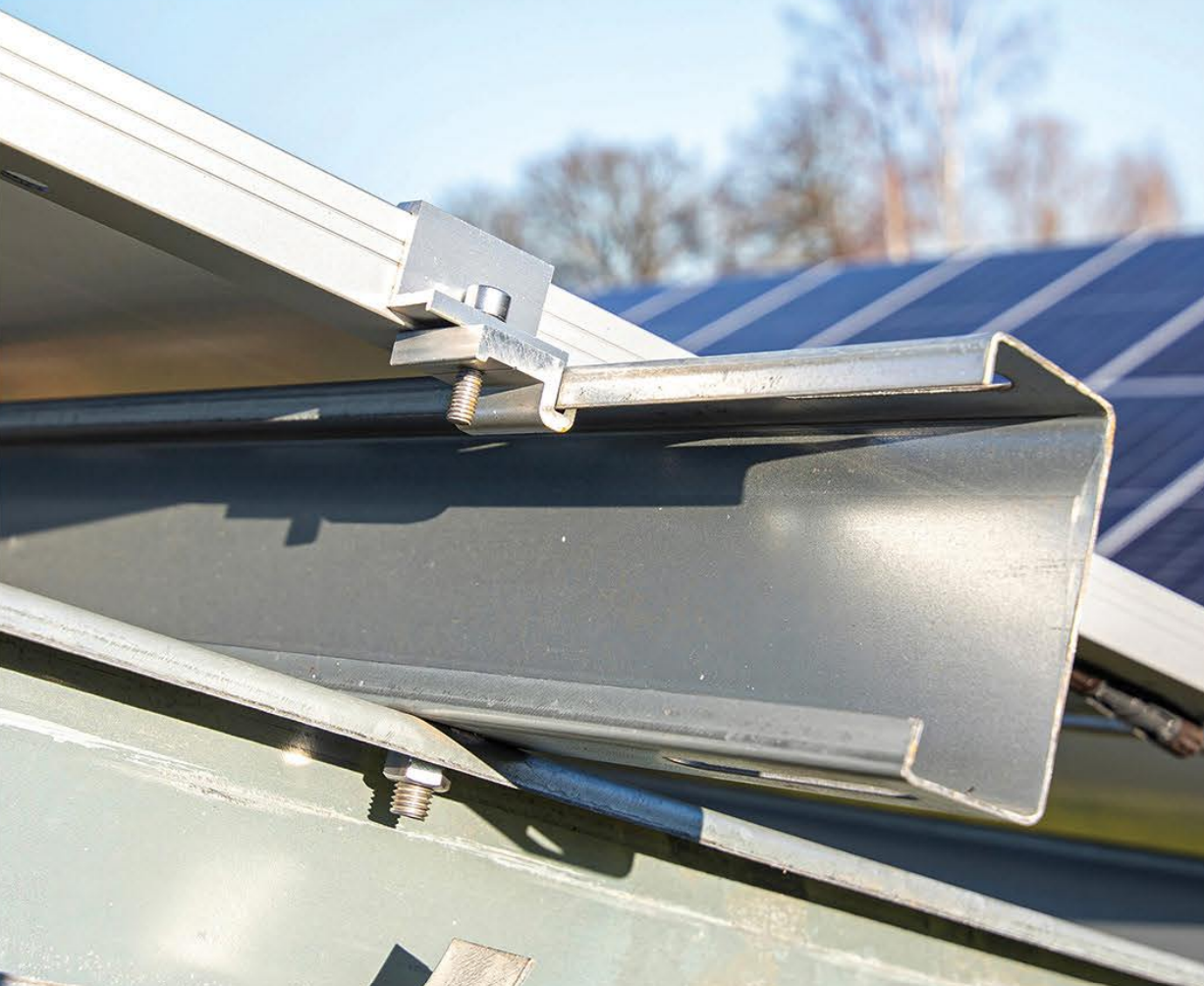 Sistem de montaj fotovoltaic la sol pentru 100 Panouri 40/euro/modul
