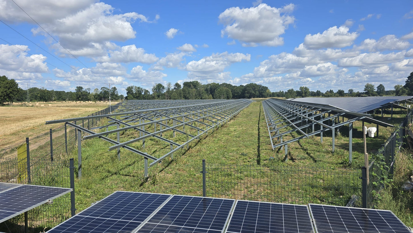 Sistem de montaj fotovoltaic la sol de la 25euro/panou !!!