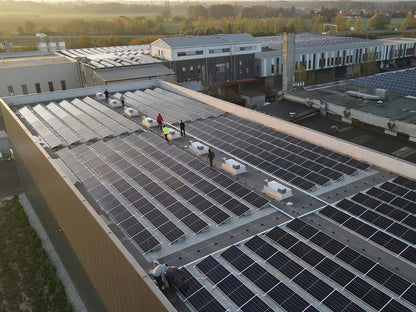 Sistem structura de montaj aluminiu pentru acoperiș plat 15°/30°